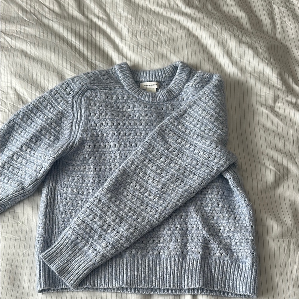 Club Monaco Baby Blue Sweater